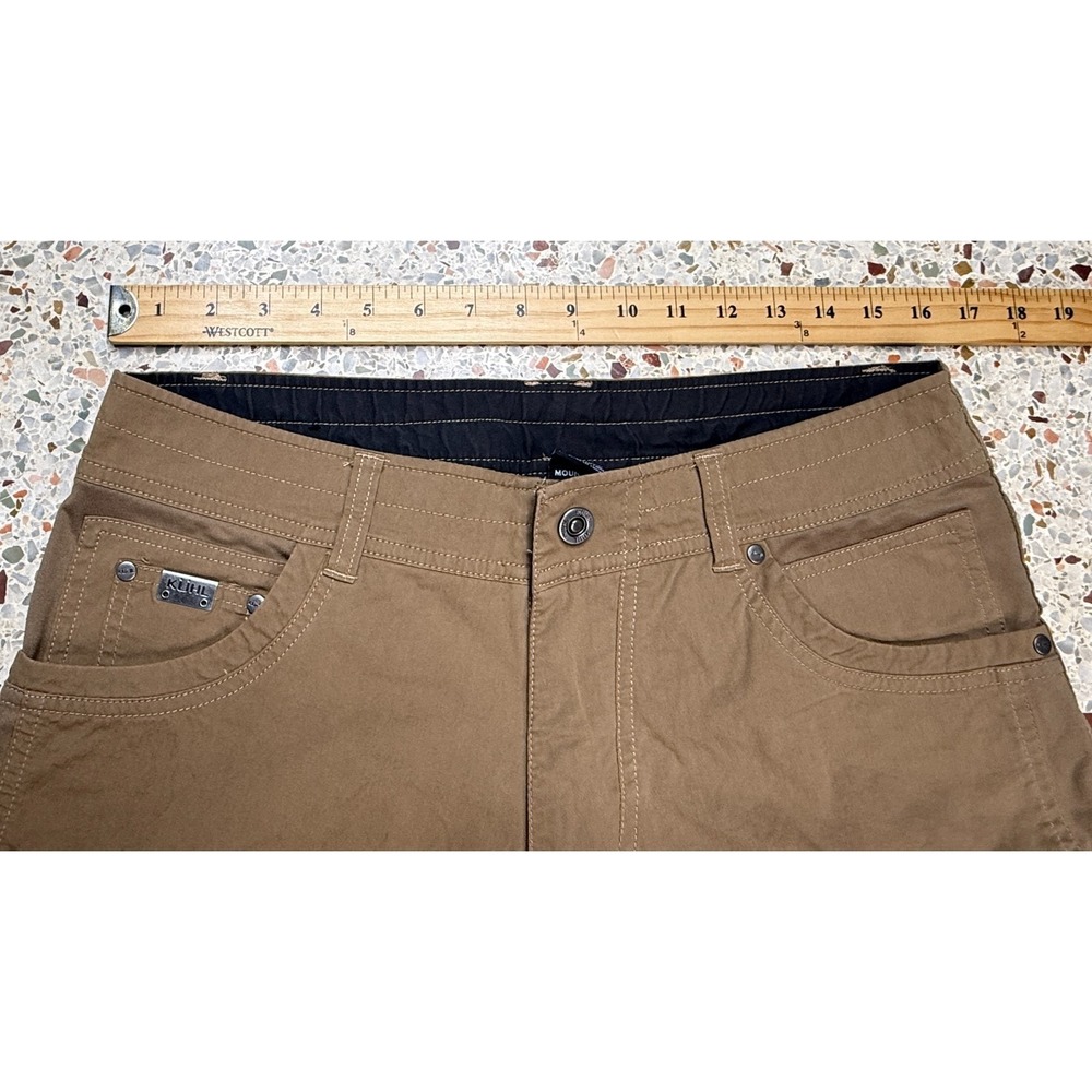 Kuhl Men's Brown Carpenter Pockets Outdoor Hiking Shorts Size 33 - Picture 8 of 9